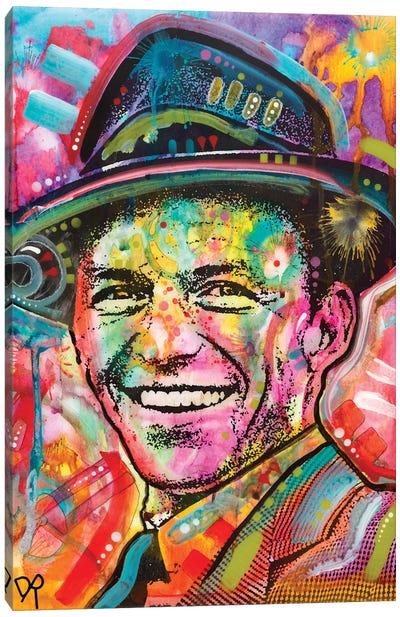 Frank Sinatra I Canvas Art Print - Similar to Andy Warhol