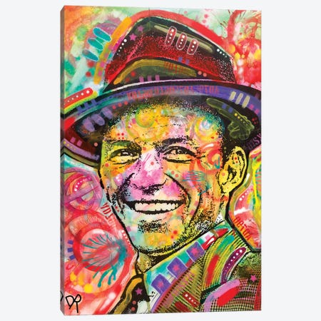 Frank Sinatra III Canvas Print #DRO581} by Dean Russo Canvas Art