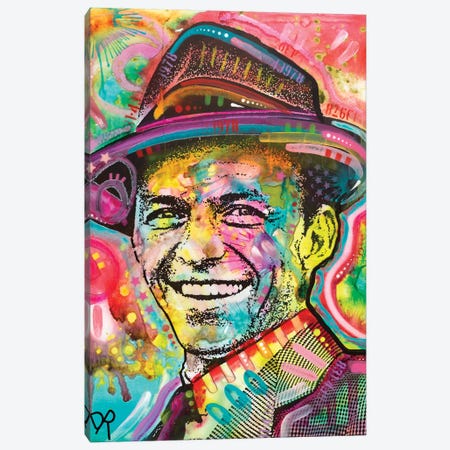 Frank Sinatra IV Canvas Print #DRO582} by Dean Russo Canvas Wall Art