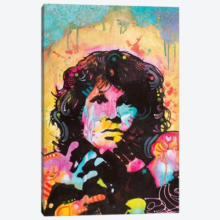 Jim Morrison Canvas Print #DRO591} by Dean Russo Art Print
