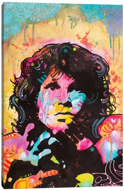 Jim Morrison Canvas Art Print - Dean Russo