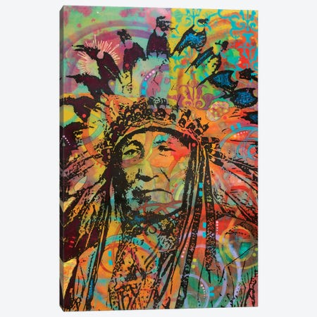 Native American V Canvas Print #DRO605} by Dean Russo Canvas Wall Art