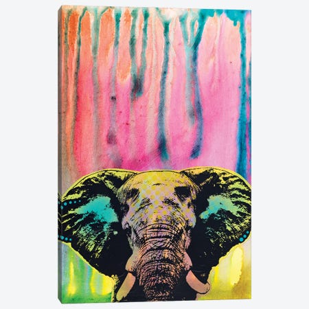 Elephant Canvas Print #DRO629} by Dean Russo Canvas Print