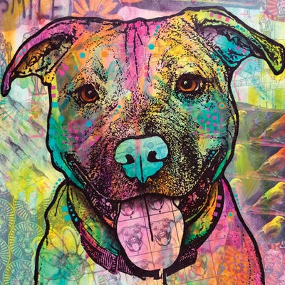 Hey Smile by Dean Russo metal wall art