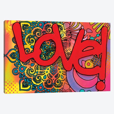 Love I Canvas Print #DRO638} by Dean Russo Canvas Wall Art