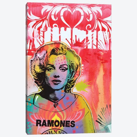 Marilyn's A Punk Canvas Print #DRO641} by Dean Russo Canvas Art Print