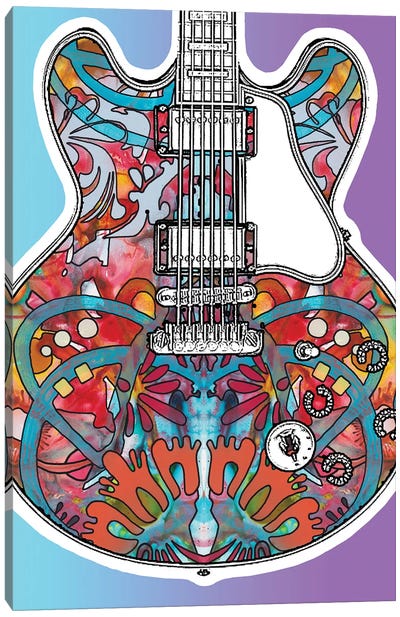 Gibson ES-335 Canvas Art Print - Dean Russo