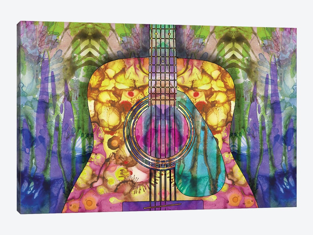 Guitar II by Dean Russo 1-piece Art Print