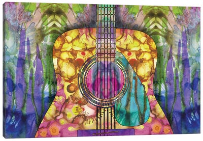 Guitar II Canvas Art Print - Dean Russo