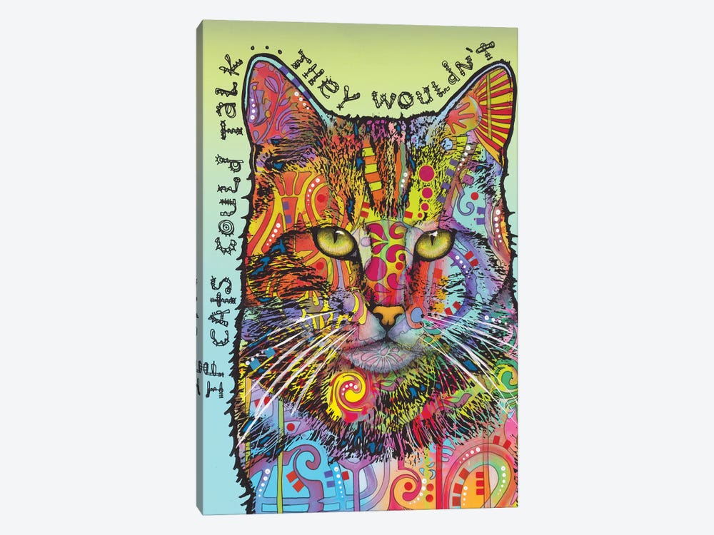 If Cats Could Talk by Dean Russo 1-piece Art Print
