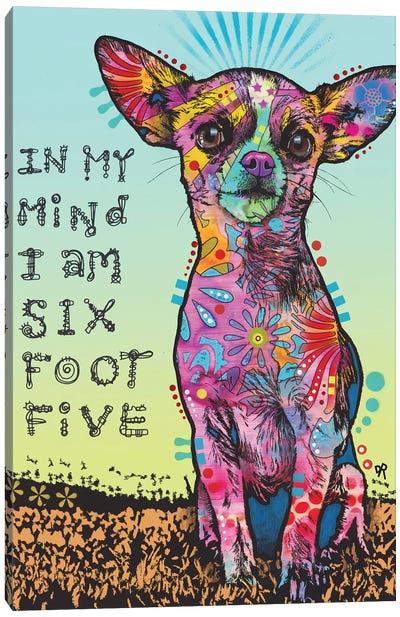 In My Mind Canvas Art Print - Chihuahua Art