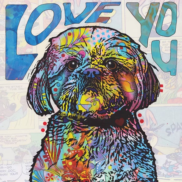 Dean Russo: Love You Shih Tzu by Dean Russo