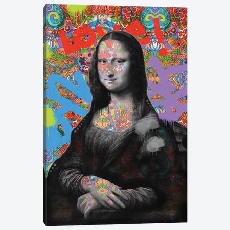 Mona Lisa Canvas Print #DRO687} by Dean Russo Canvas Wall Art