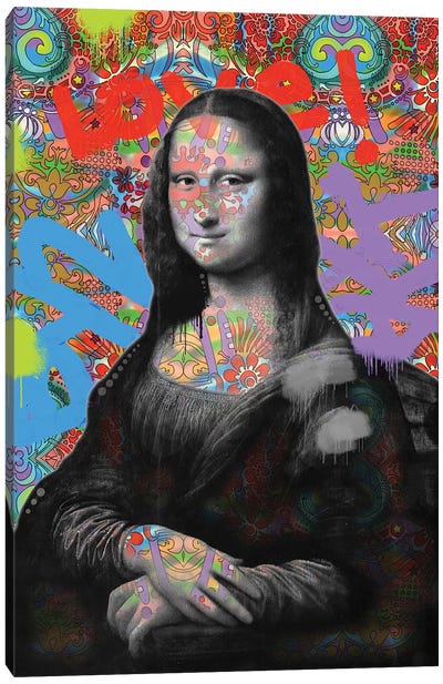 Mona Lisa Canvas Art Print - Dean Russo