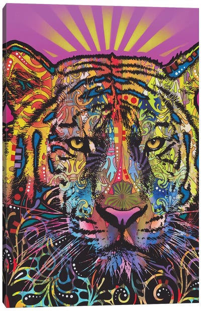 Regal (Tiger) Canvas Art Print - Dean Russo