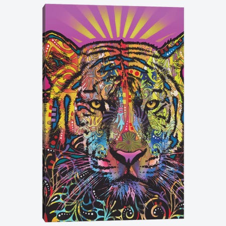 Regal (Tiger) Canvas Print #DRO692} by Dean Russo Canvas Wall Art