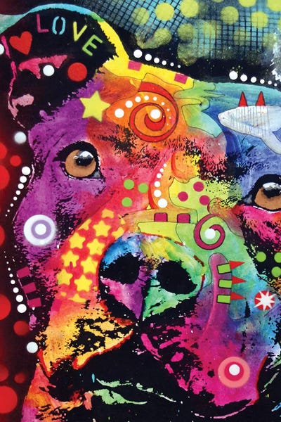 Thoughtful Pit Classic by Dean Russo framed canvas print