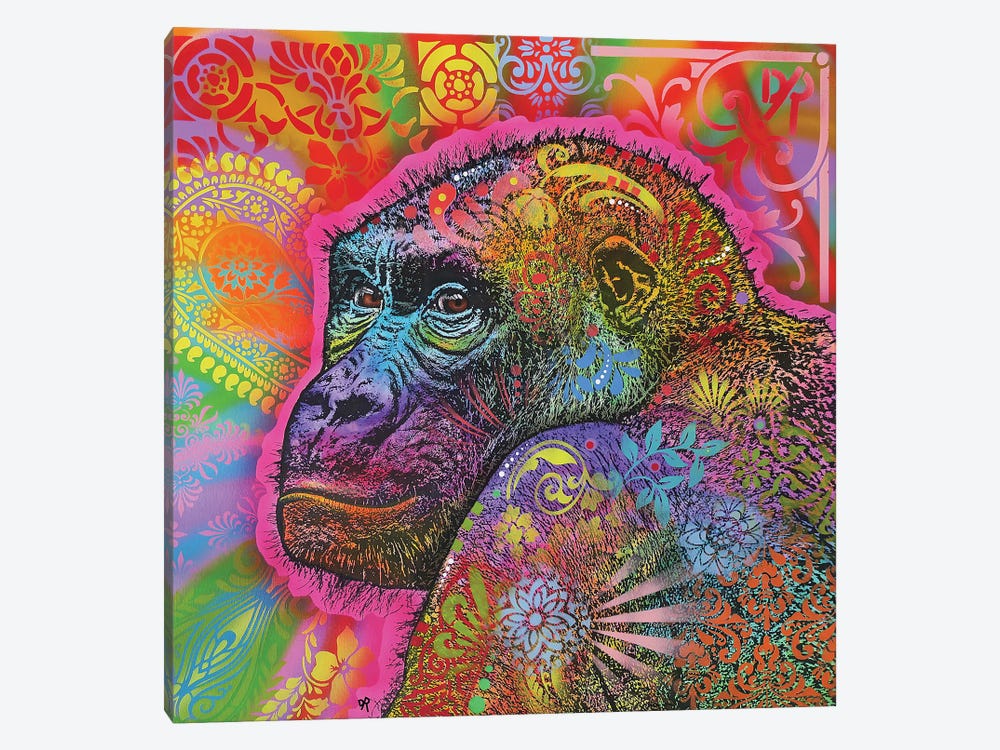 Gorilla by Dean Russo 1-piece Canvas Artwork