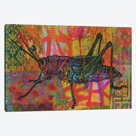 Grasshopper Canvas Print #DRO705} by Dean Russo Art Print