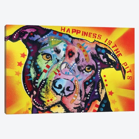 Happiness Is The Pits Sunray Canvas Print #DRO707} by Dean Russo Canvas Art Print