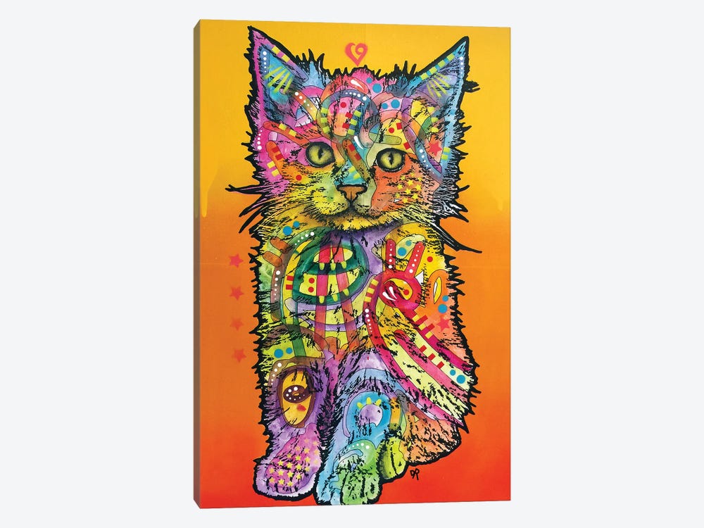 Love Kitten by Dean Russo 1-piece Canvas Print