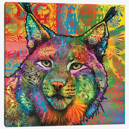 The Lynx Canvas Print #DRO727} by Dean Russo Canvas Art Print