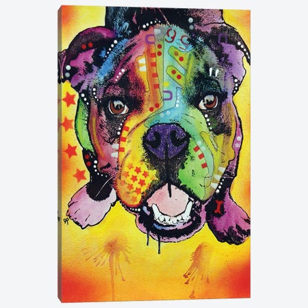Baby Bulldog Canvas Print #DRO732} by Dean Russo Canvas Print