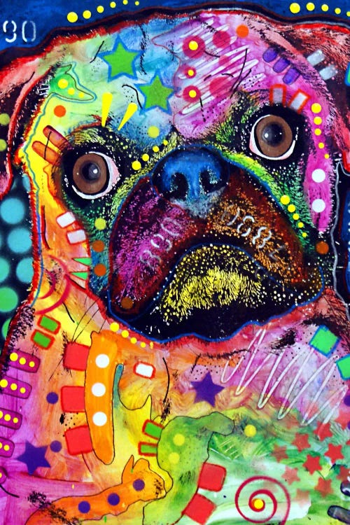 Pug 92309 by Dean Russo wall art