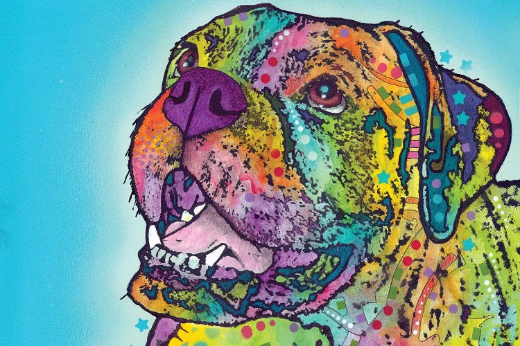 Smiling Boxer by Dean Russo wall art