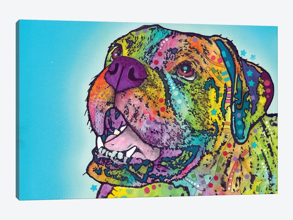 Smiling Boxer by Dean Russo 1-piece Art Print