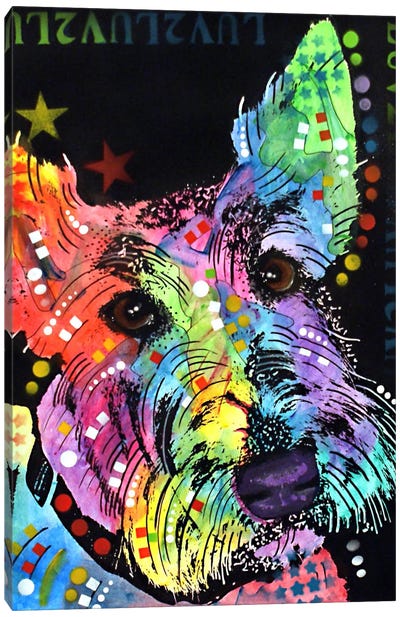 Scottish Terrier Canvas Art Print - Scottish Terriers