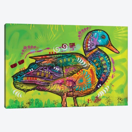 Electric Duck Canvas Print #DRO864} by Dean Russo Canvas Wall Art
