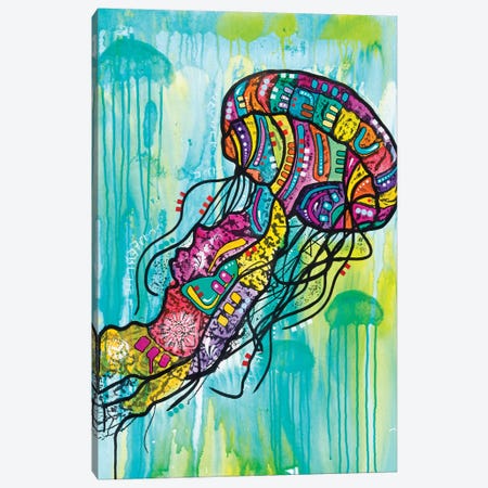 Jellyfish Canvas Print #DRO871} by Dean Russo Canvas Art