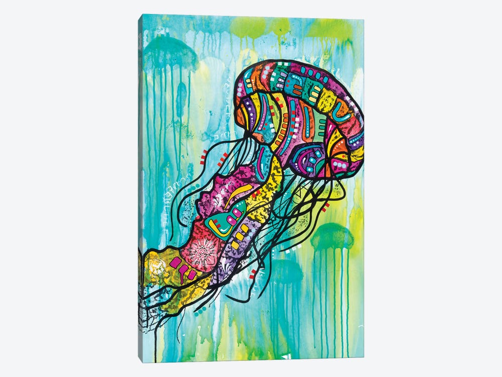Jellyfish by Dean Russo 1-piece Canvas Art