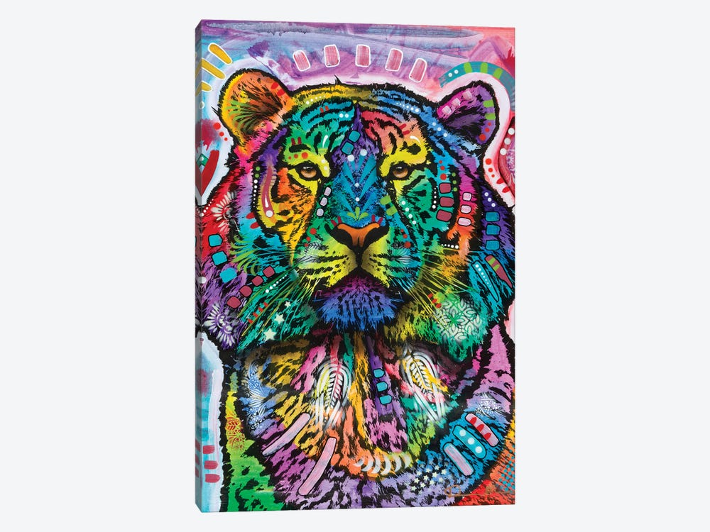 Curious Tiger by Dean Russo 1-piece Canvas Art