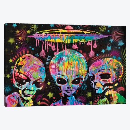 Aliens Canvas Print #DRO894} by Dean Russo Art Print