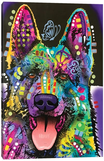 Butterfly Shepherd Canvas Art Print - Dean Russo