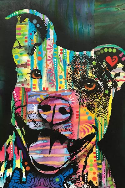 Pit Bulls: Exhuberant Pit Bull by Dean Russo