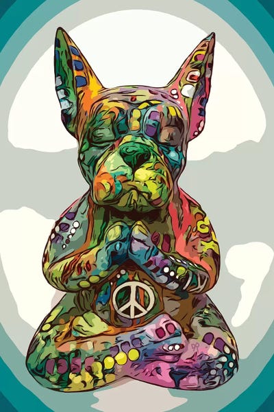 Dean Russo: French Buddha Bulldog by Dean Russo