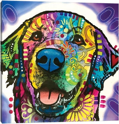 Heartfelt Retriever Canvas Art Print - Pet Industry