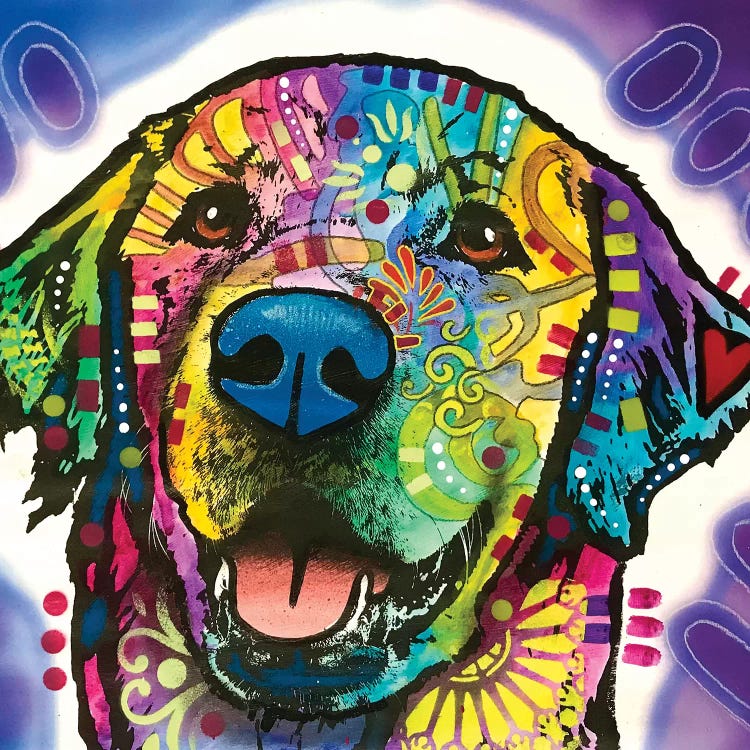 Heartfelt Retriever by Dean Russo wall art