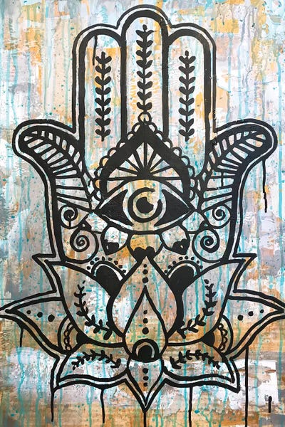 Dean Russo: Hamsa Lotus by Dean Russo