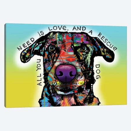 Love and Rescue Canvas Print #DRO955} by Dean Russo Canvas Art