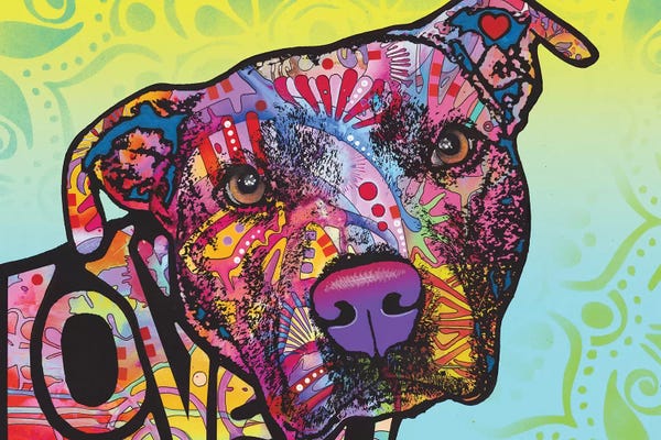 Dean Russo: Love You Pit Bull by Dean Russo