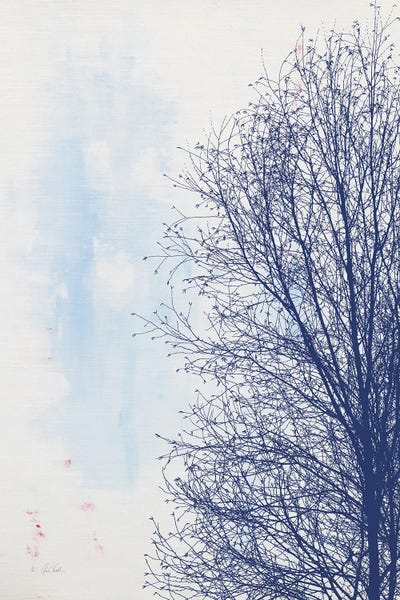 Blue Tree by Deborah Revell multi panel art