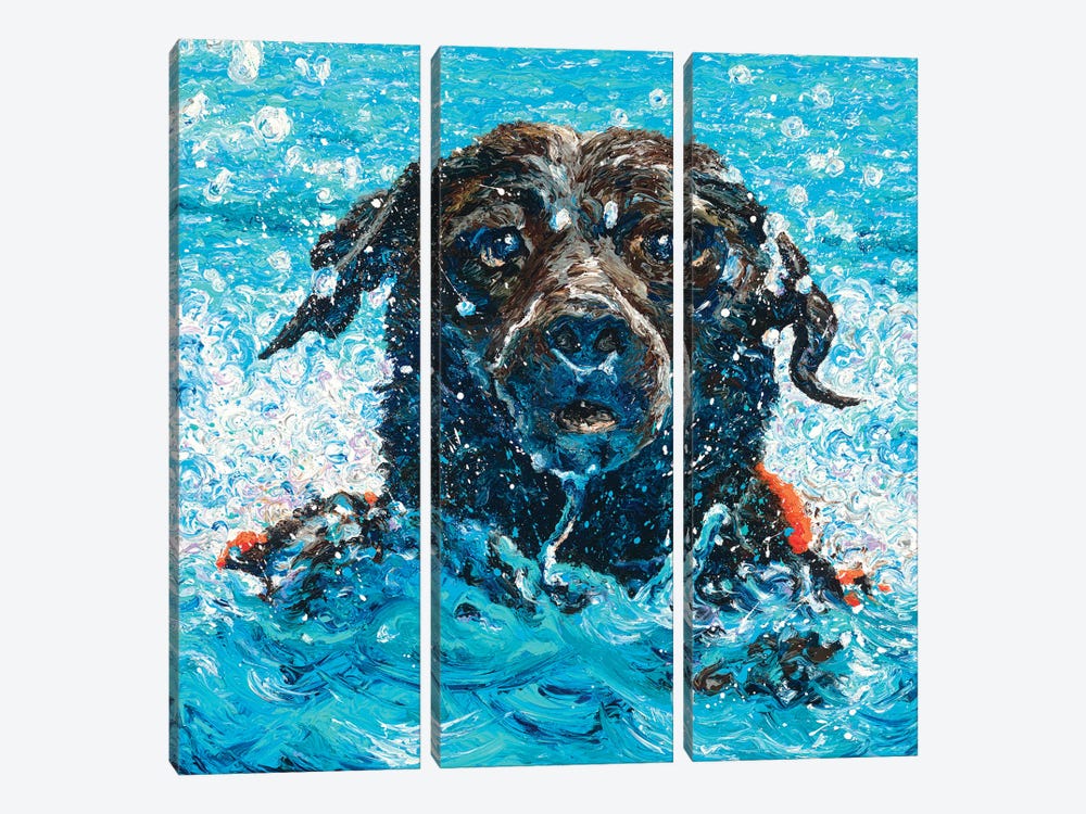 Summer Splash by Dorota Kosi 3-piece Canvas Art