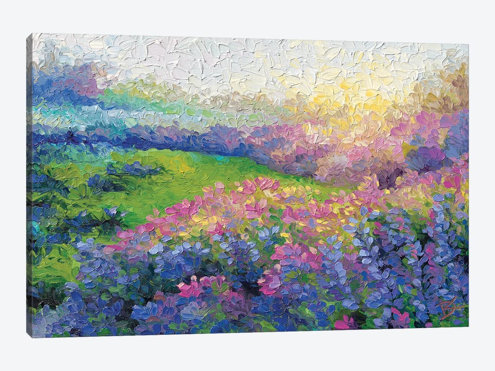 Sunburnt Lavender by Dorota Kosi 1-piece Art Print