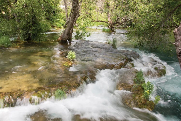 Croatia. Krka National Park cascades. UNESCO World Heritage Site.