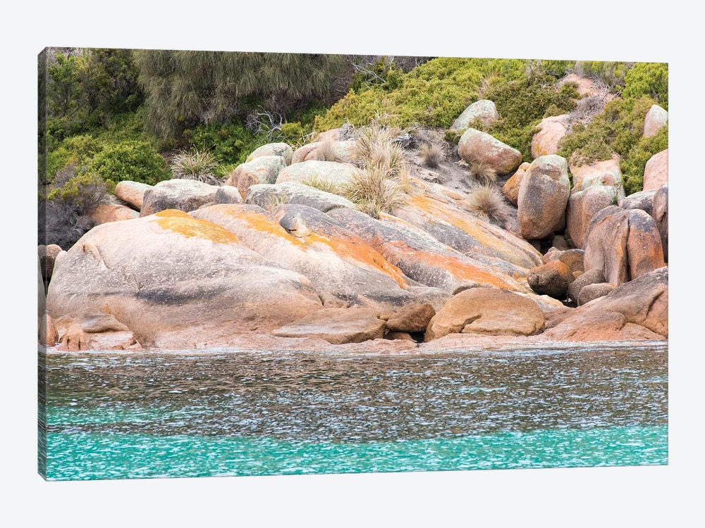 Australia, Tasmania, Freycinet National Park. Schouten Island. Crockett's Bay 1-piece Art Print