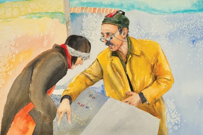 Good Choice by Helen Dubrovich canvas print